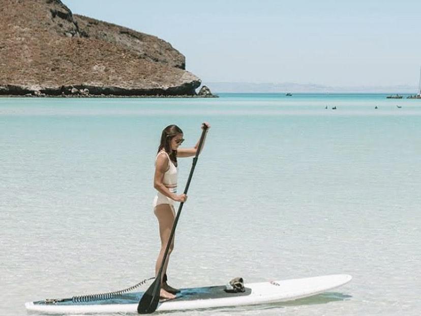 Woman Pattleboarding